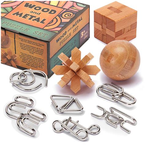 brainteaser box metal puzzle|3d wooden brain teaser puzzles.